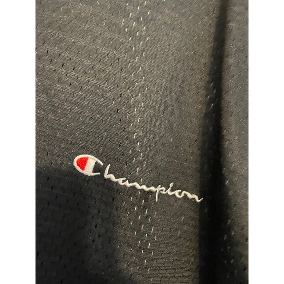 Champion‎ Reversible Mesh Bomber Jacket Black & Tropical Print Mens XL - Picture 5 of 8